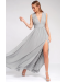 Heavenly Hues Light Grey Maxi Dress
